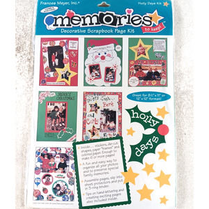 Frances Meyer Memories Holly Days Scrapbook Page Kit 5020-001 NEW SEALED